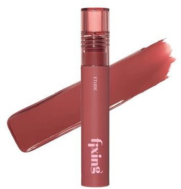 ETUDE Tinta fissante #06 Noce morbida | Rossetto liquido a lunga durata | impermeabile, finitura opaca | copertura completa | trucco coreano, K-beauty