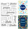 ORIGACH Sprüche Deutsch Klare Stempel für Kartenherstellung Liebe Hallo Danke Wörter Silikonstempel für DIY Scrapbooking Fotoalbum Dekoration