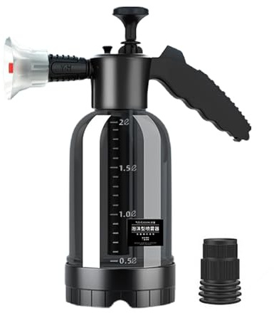 Spruzzatore Di Schiuma Per Auto, Di Schiuma Di Neve Da 2 Litri, Pompa Per Autolavaggio Portatile Annaffiatoio Schiumogeno Multiuso Spruzzatore Pompa Pressione Manuale Ad Alta Pressione Per