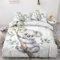 zcwl Koala Bettwäsche 135x200 Sommer, Süße Tiere Bettbezug Set 2 teilig, Weiche Kuschelige Mikrofaser Bettwäsche-Sets, Wendebettwäsche und 1 Kissenbezug 80x80 mit Reißverschluss