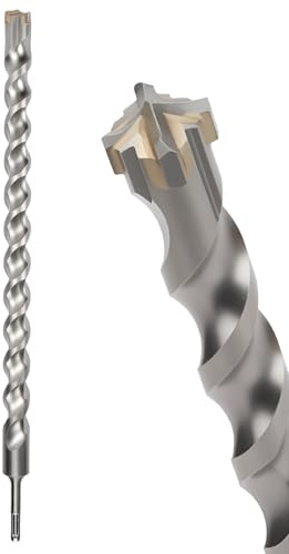 MOXPIFY 32mm Masonry Drill Bit 460mm Long, Hammer SDS Drill Bit for Reinforced Concrete, Brick Walls, SDS Plus Shank (32mm x 460mm)