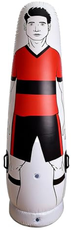 Muro Defensa Fútbol - Muñeco Inflable Fútbol | Barrera Tiro Libre | PVC Resistente Alta Protección, con Asas Laterales, para Entrenamiento Fútbols Béisbol, Saco Golpes Transpirable, Ejercicio, 160-203