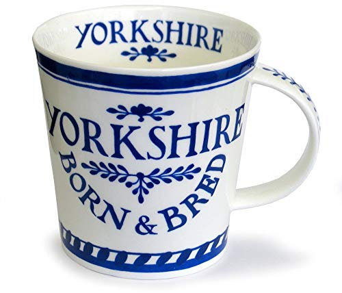 Dunoon Born & Bred in Yorkshire Mug - Bone China Cairngorm Shape