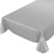 ANRO Wachstuchtischdecke Wachstuch Wachstischdecke Tischdecke Wachstuchdecke Grau Leinenoptik 200x140cm eingefasst