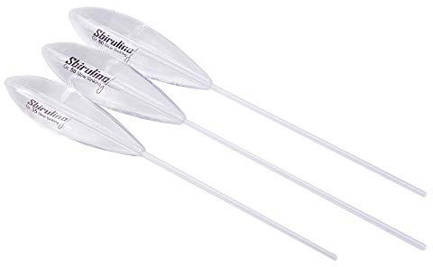 Sbirolino Angelposen Fischenausrüstung/Forellenfischen, Angelzubehör Bombarden spirulino Forellenpose Set 3 Stücke, halb-senkend durchsichtig 35-50-60 g