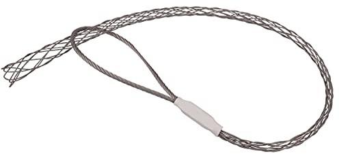 Kit de chaussettes de prise de câble IRSCorp en acier galvanisé antidérapant, ensemble de lassos de prise de câble pour tuyau, fil, prise flexible avec œil en maille et corde blanche