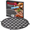 FLAMMBURO BBQ-System Rost Ø 30 cm – Gusseisen mit porzellanemaillierter Beschichtung – Perfekte Grillmarkierung für das Grillgut - Durchmesser 30 cm - Kompatibel mit marktüblichen BBQ-Systemen