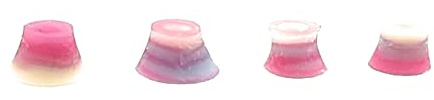 SPITBOARDS Doigt Swirl Bushings Duro Series 78A Rose/violet/bleu