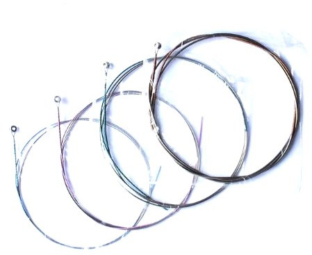 2 Sets Cello Strings Set 4/4 Solid Steel Core Nickel Alloy Wound Student