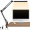 Zaxiva Lampada da Scrivania a LED con Clip, 1700LM, 3 Colori e 10 Livelli senza Sfarfallio, Luce da Lettura con Braccio Orientabile, Perfetta per Ufficio, Studio, Lettura e come Lampada da Comodino