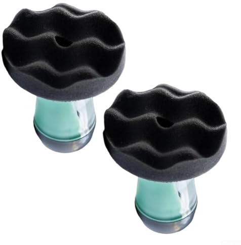 Rackumic Applicatore di lucentezza per pneumatici, sistema di pompaggio con serbatoio di flusso, cuscinetto in schiuma sagomata, materiale PVC, resistente, compatibile con medicazioni per pneumatici a