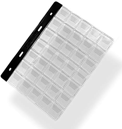 Schulz 10 extra coins page pocket size 27x27mm coins album