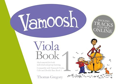 Vamoosh: Viola Book 1 | Beginner Sheet Music Book for Students and Teachers |Fun Step-by-Step Tutor with Online Backing CD, Easy to Follow Lessons, and Engaging Pieces for Early String Learners