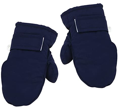 Baby Handschuhe Winter, Kinderhandschuhe 2/3/4 Jahre Mädchen Junge, Skihandschuhe Kinder Wasserdicht, Fäustlinge Fleece Fausthandschuhe Kinder, für Skifahren Radfahren Outdoor Warm Sport (M, Blau)