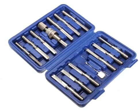 Set di 14 grimaldelli per serratura civile AB Kaba Lock, chiave a urto con martello, strumenti professionali per fabbro