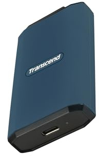 Transcend ESD410C 4TB USB 3.2 Gen2 20Gbps USB-C External SSD IPX5 Water Resistant, Supports Apple 4K 60fps ProRes TS4TESD410C