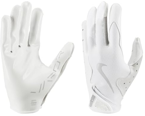 Nike Vapor Jet 8.0 Football Gloves White | White | Platinum Large