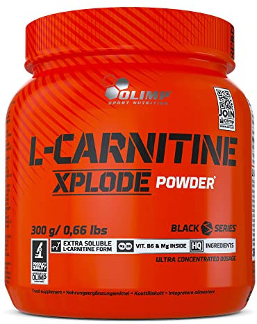 Olimp Sport Nutrition L-Carnitine Xplode powder - Nahrungsergänzungsmittel, Geschmack Orange, 1er Pack (1 x 300 g)