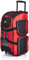 FILA Unisex Leichte Reisetasche mit Rollen, 66 cm Sportsack, rot