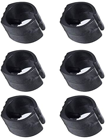 MYSUNBAR Pack of 50 Clamping Shell Gliders, Plastic Gliders for Round Tubes, Clamping Shell Gliders 25 mm, Foot Opening Cushion Floor Coverings Prevent Scratches and Noise