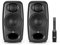 IK Multimedia iLoud Micro Monitor Pro - Pair - 2-Way bi-amped, highly portable, digitally controlled compact reference studio monitors. X-MONITOR. Incl. ARC calibration mic. Black.