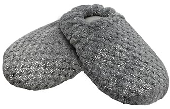 PELUCHO - Chaussons Chauffants - Bien-Être, Chaleur et Douceur - Bouillotte Sèche Micro-Ondable - Grains de Blé et Fleurs de Lavande - Fabriqués en France