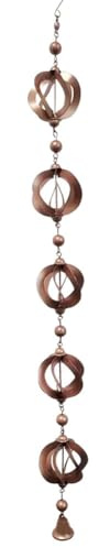 Gettimore Decorative 108 cm Rainwater Chain with Bells - Elegant Garden Art & Sound!