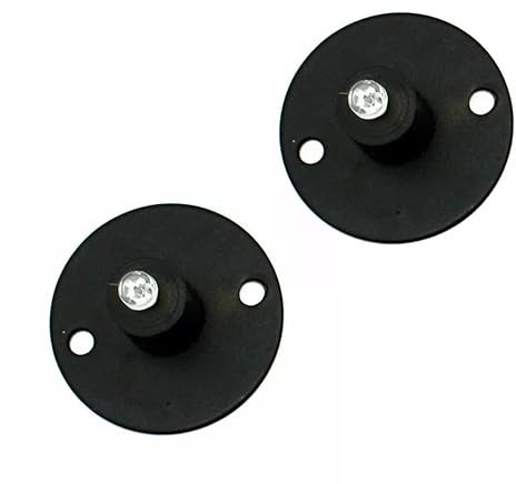 2 Pcs Black Ceiling Rose Pendant Light Cable Grip & Cord Holder Metal Ceiling Canopy with Strain Relief for Pendant & Chandelier Lighting Fixtures (Cable Hook)