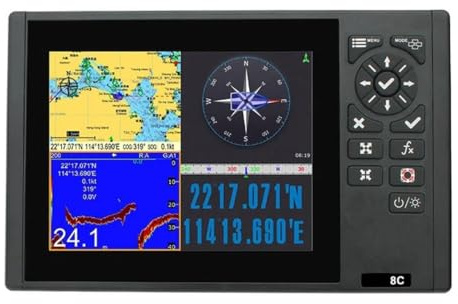 WESLNN 8 Inch GPS Chart Plotter With Fish Finder/depth Sounder/Echo Sounder (supports Expanded Features)+fish Transducer Precise Navigation