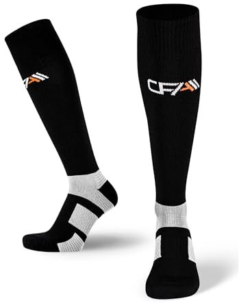 CFA V1 Kompressionsstrümpfe Damen und Herren - Ideal fürs Laufen, Fitnessstudio, Radfahren, Muskelerholung oder Workouts - Kompressionsstrümpfe Herren und Damen im Nachhaltige Dänisches Design