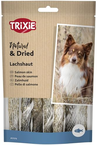 TRIXIE PREMIO friandises pour chien Cigars au saumon, 70 g, 6 pcs, 12,5 cm – snack poisson riche en protéines & savoureux à la viande – idéal pour grignoter & récompenser
