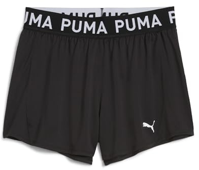 Puma Unisex W Puma Strong Knit Short 3 Gestrickte Shorts, Puma Black,