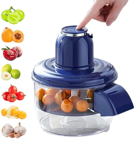 Electric Grape Peeling Machine, Electric Grape & Garlic Peeling Machine for Kitchen, Automatic Peeler Machine for Grapes, Tomato, Cherry, USB Recahrgeable