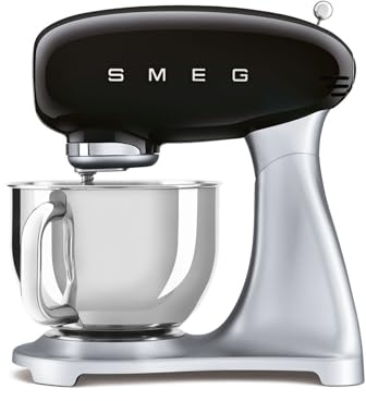 SMEG SMEG - Robot pastelero multifunción 4,8 l 800 W, color negro