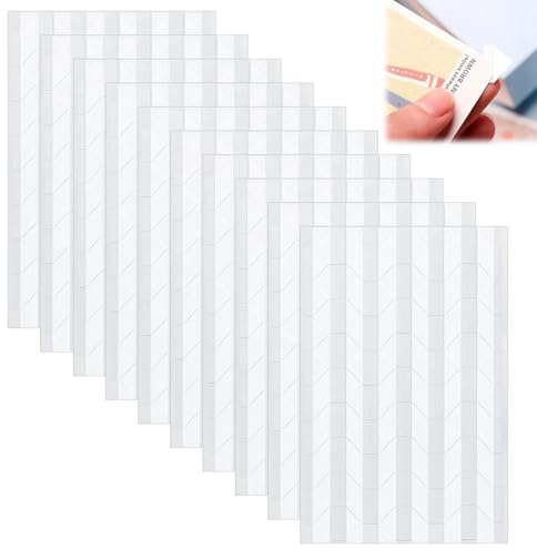 Beatyself 1020 PCS Self Adhesive Photo Corners for Scrap Book & Album - 1.0cm Clear Edge Photo Stickers for DIY Craft, Wedding, Family Albums, Journals