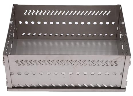 BSTCAR Soporte para Piedras de Sauna Multiusos, Soporte para Piedras de Estufa de Sauna, Cesta de Acero Inoxidable para de para Estufa de Carbón o leña. (SL 300)