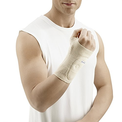 Bauerfeind ManuTrain Handgelenkbandage, Farbe: Natur, Größe: 5
