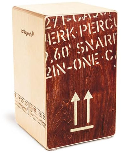 Schlagwerk CP404RED Cajon 2inOne Red, Größe: L