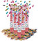 Party Factory 5 Party Popper, 40 cm, buntes Konfetti, Konfettiregen für Hochzeit, Geburtstag oder Silvester