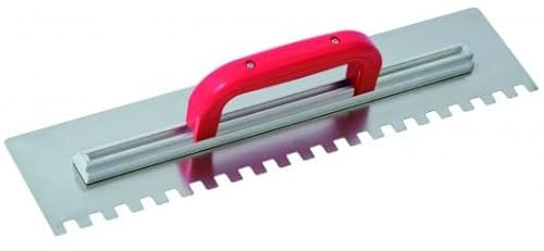 SOFOP TALIAPLAST - Platoir à colle inox 49x11,5 dents carrées 12mm