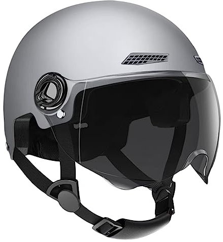 Stronrive Fahrradhelm Für Erwachsene MTB Mountainbike Helm Radhelm Mit Visier Skaterhelm Mit Abnehmbarer Magnetische Schutzbrille Visier Atmungsaktiv Sonnenschutzkappe Skateboardhelm Für Herren Damen
