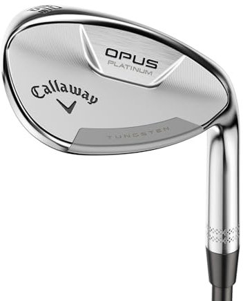 Callaway Golf Opus Platinum Wedge Golfschläger (rechts, Graphit, Standard, Chrom)