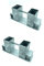 2x Holzstapelhilfe Feuerverzinkt für Kanthölzer 80x60mm/60x40mm Stapelhilfe Holzstapelhalter Brennholz Kaminholz Gestell Holz