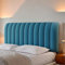 HORLSKI Stretch-All-Inclusive-Bettkopfbezug Für Einzelbett Doppelbett King-Size Einfarbiger Bettrückenschutzbezug Ideal Für Schlafzimmerdeko Und Als Bettkopfschutz,Blau,180cm