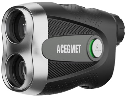 ACEGMET PF2C Golf Rangefinder with Slope - 1100Yards, 0.3s Flag Pole Locking Vibration, ±1yd Accuracy,Rechargeable Laser Range Finder Golf with Magnetic, Golf Accessories for Men