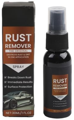 Spray antirouille pour voiture, 30 ml, nettoyant multi-usages pour outils, chaînes et surfaces automobiles avec film de protection