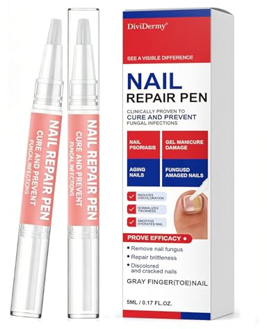 Nail Care Pen, Penna per la Cura delle Unghie, Nutre E Lenisce Le Unghim, Trattamento Unghie Piedi, Pulite e Ordinate