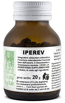 IPEREV Integratore 125 Compresse Iperico Estratto Secco Erba di San Giovanni Made In Italy