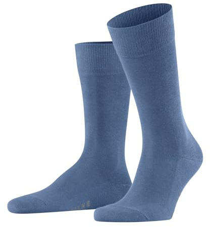 FALKE Herren Socken Family M So nachhaltige Baumwolle einfarbig 1 Paar, Blau Sky Blue 6868, 39-42