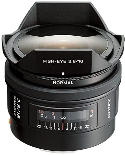 Sony SAL16F28 A Mount - Full Frame 16mm F2.8 Fisheye Prime Lens